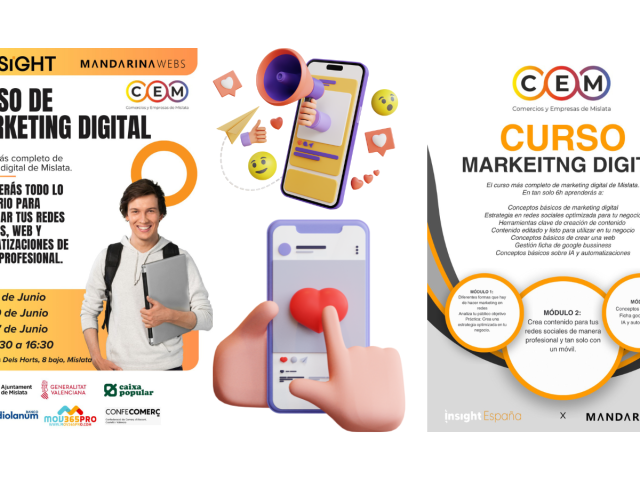 CURSO DE MARKETING DIGITAL PARA LOS COMERCIOS DE MISLATA