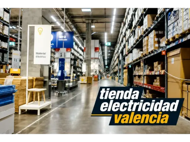 Tienda electricidad Valencia: dónde encontrar material eléctrico y profesionales especializados